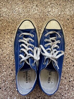 Converse Royal Blue Canvas Low-Top Sneakers
